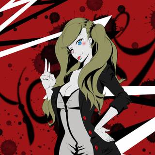 Ann Takamaki phone wallpaper