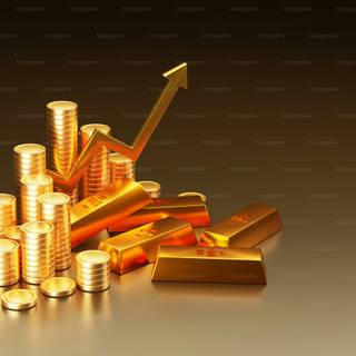 Gold trading wallpaper