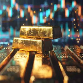 Gold trading wallpaper