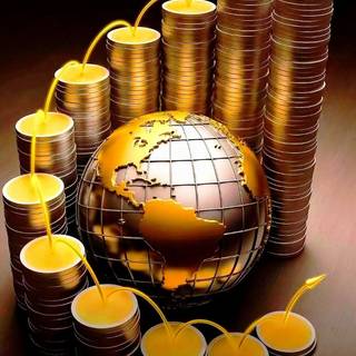 Gold trading wallpaper