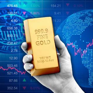 Gold trading wallpaper