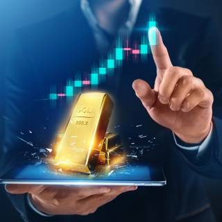 Gold trading wallpaper