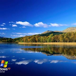 Windows XP default wallpaper