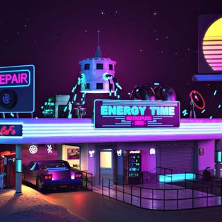 Retropunk wallpaper