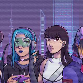 Retropunk wallpaper