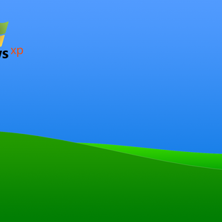 Windows XP default wallpaper