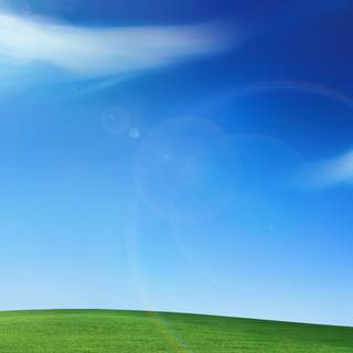 Windows XP default wallpaper