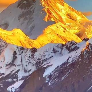Gold mountain wallpaper
