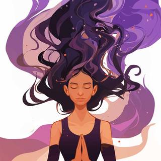 Aura purple wallpaper