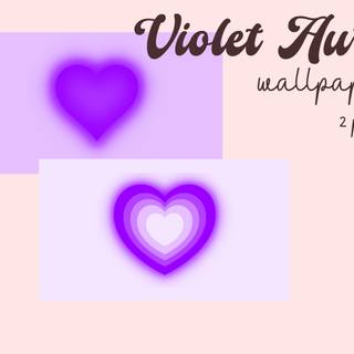 Aura purple wallpaper