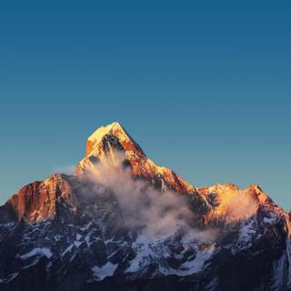 Gold mountain wallpaper