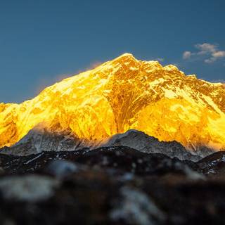 Gold mountain wallpaper