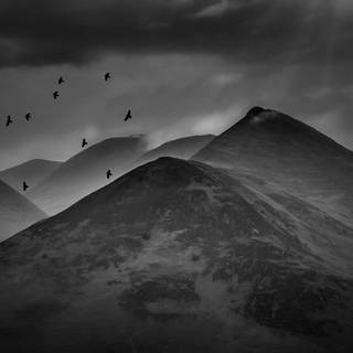 Black hill wallpaper