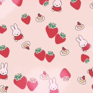 Miffy desktop pink wallpaper