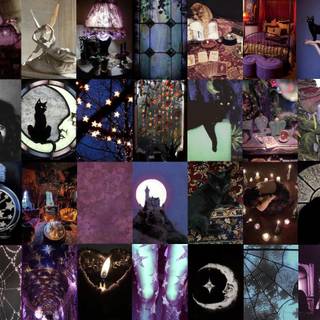 Gothic Y2k desktop wallpaper