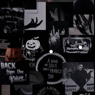 Cute gothic Halloween wallpaper