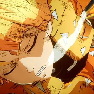 Zenitsu PS5 wallpaper