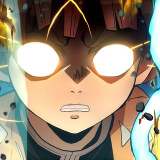 Zenitsu PS5 wallpaper