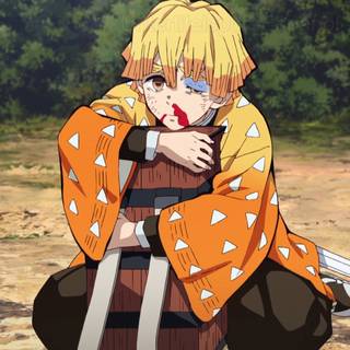 Zenitsu PS5 wallpaper