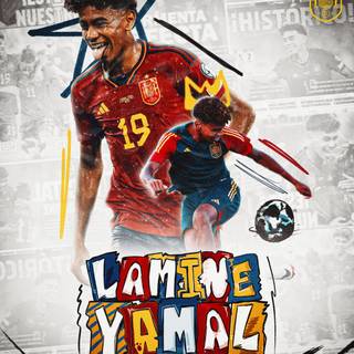 Lamine Yamal aura wallpaper