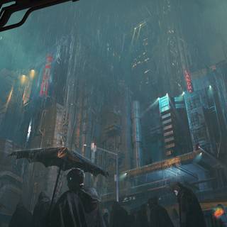 Dark sci-fi 4k wallpaper