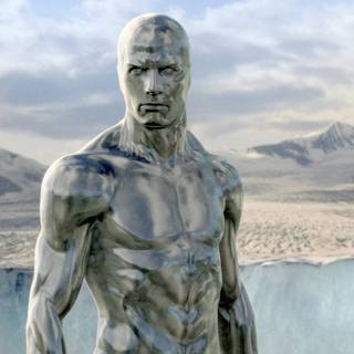Silver Surfer portrait Windows wallpaper