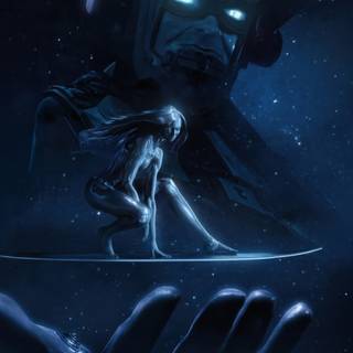 4k Silver Surfer wallpaper