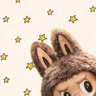 Brown Labubu wallpaper