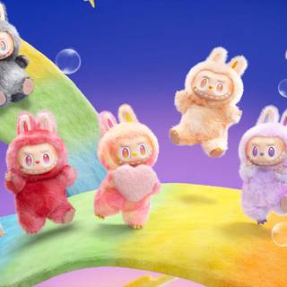 Laptop Labubu wallpaper