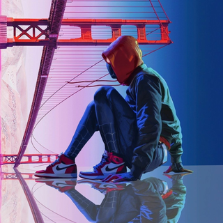 Depth effect phone wallpaper