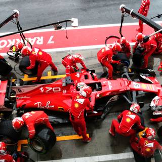 Pit stop 4k wallpaper