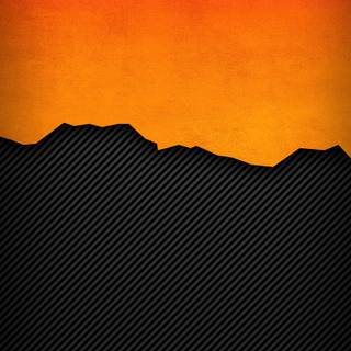 iPhone orange 4k wallpaper