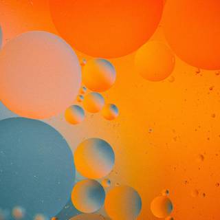 iPhone orange 4k wallpaper