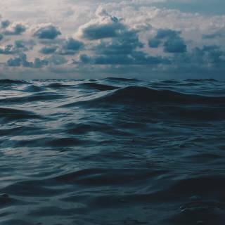 Dark ocean phone wallpaper