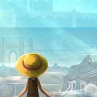 Kid Luffy phone wallpaper