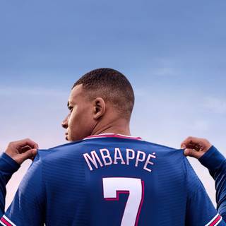 Kylian Mbappé iPhone wallpaper