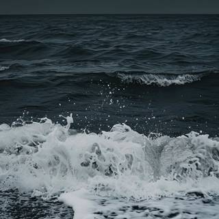 Dark ocean phone wallpaper