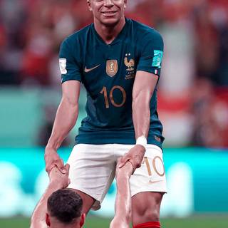 Kylian Mbappé iPhone wallpaper