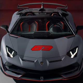 Lamborghini SVJ phone wallpaper