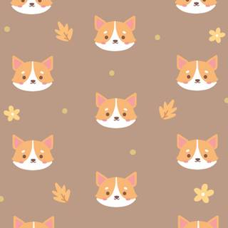 Cute Corgi phone wallpaper