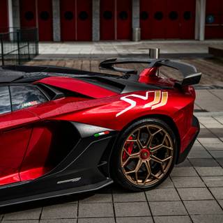 Lamborghini SVJ phone wallpaper