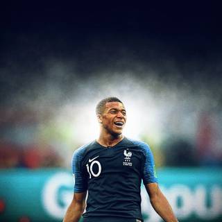 Kylian Mbappé iPhone wallpaper