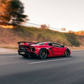 Lamborghini SVJ phone wallpaper