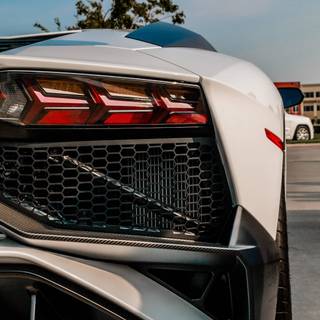 Lamborghini SVJ phone wallpaper