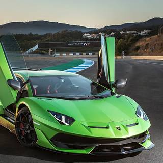 Lamborghini SVJ phone wallpaper