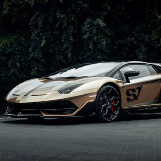 Lamborghini SVJ phone wallpaper