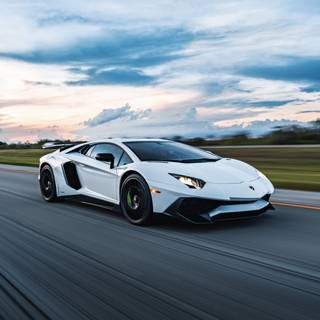 Lamborghini SVJ phone wallpaper