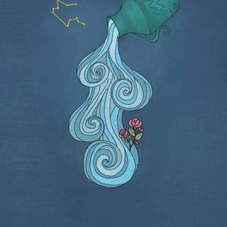 Aquarius iPhone wallpaper