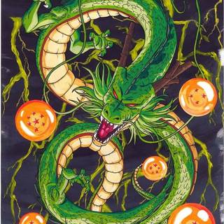 Shenron iPhone wallpaper
