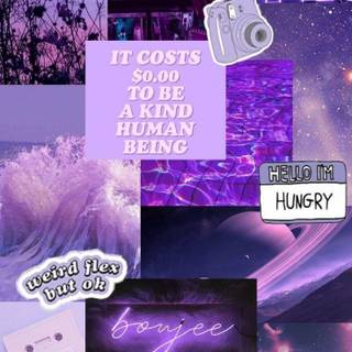 Purple phone aesthetic wallpaper